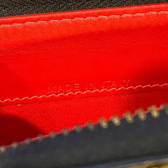 CHRISTIAN LOUBOUTIN Panettone Metallic Gold Leather Long Zip Wallet - Picture 7 of 10